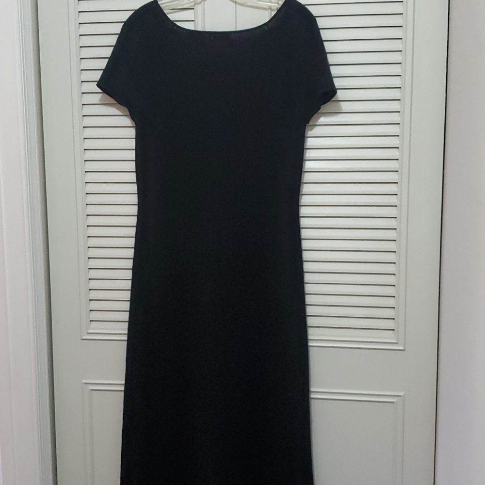 Elegant Black Midi Dress